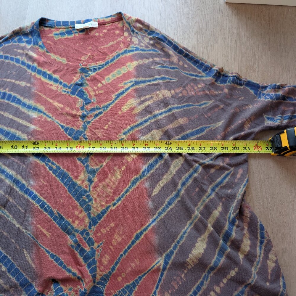 M/L River + Sky Super soft Modal Tencel Boho Tie Dye Hippie Quiet Luxury - Picture 2 of 5